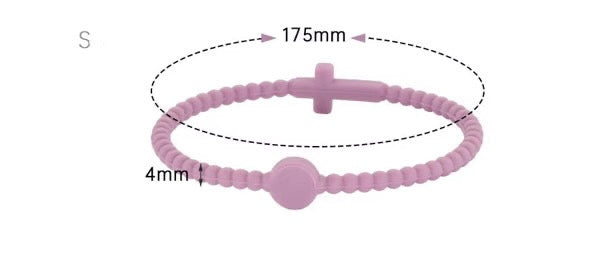 Trending Wristed in Faith 5 Piece Cross Bracelet Set