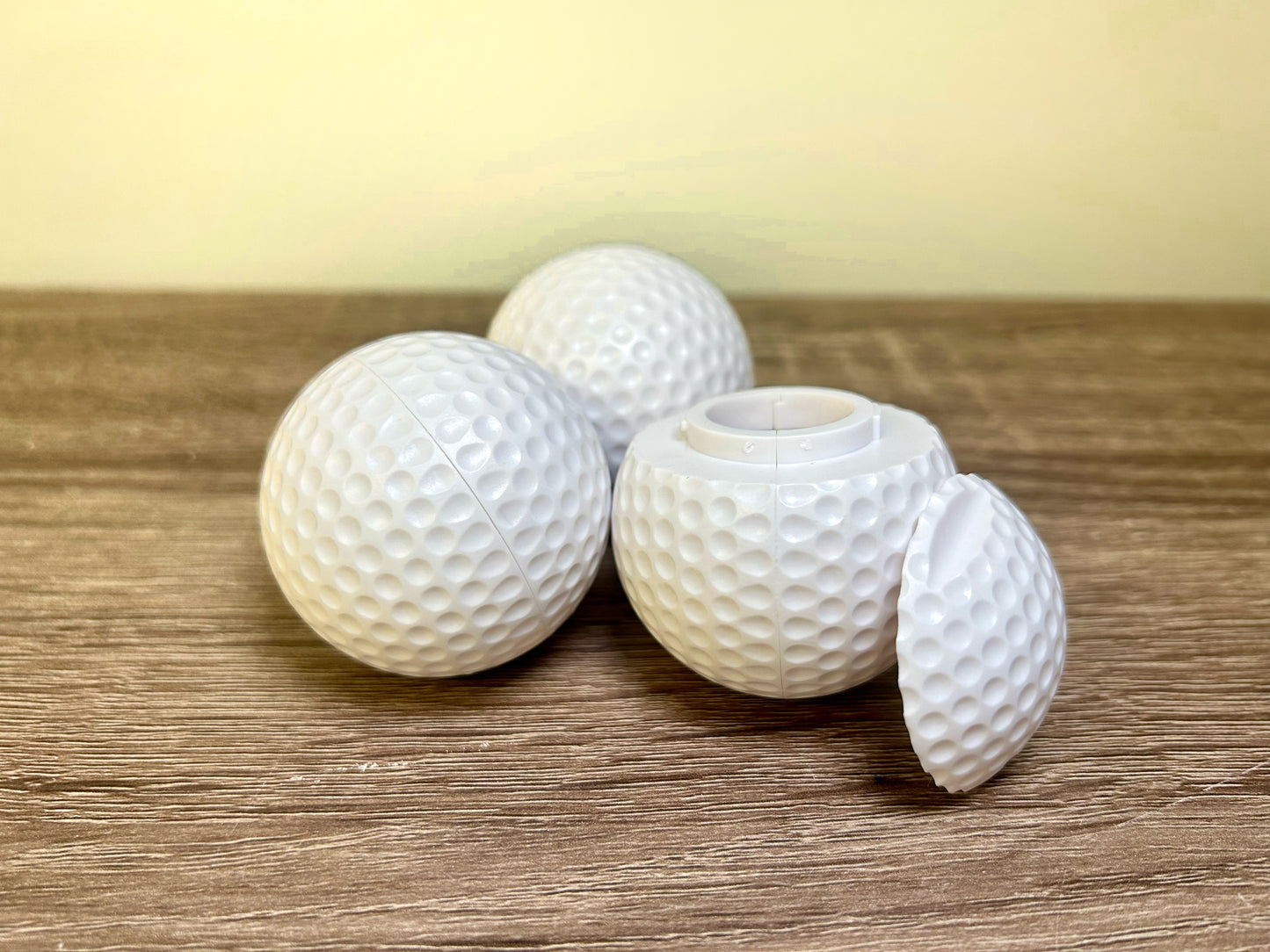 3 Piece Golf Ball Shot Glass Set