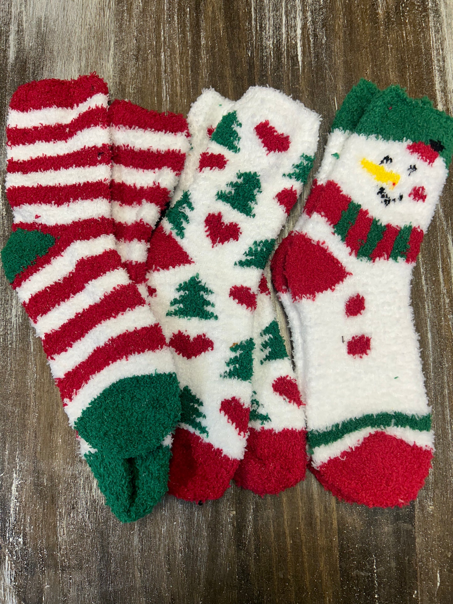 Set of 6 Comfy Christmas Socks
