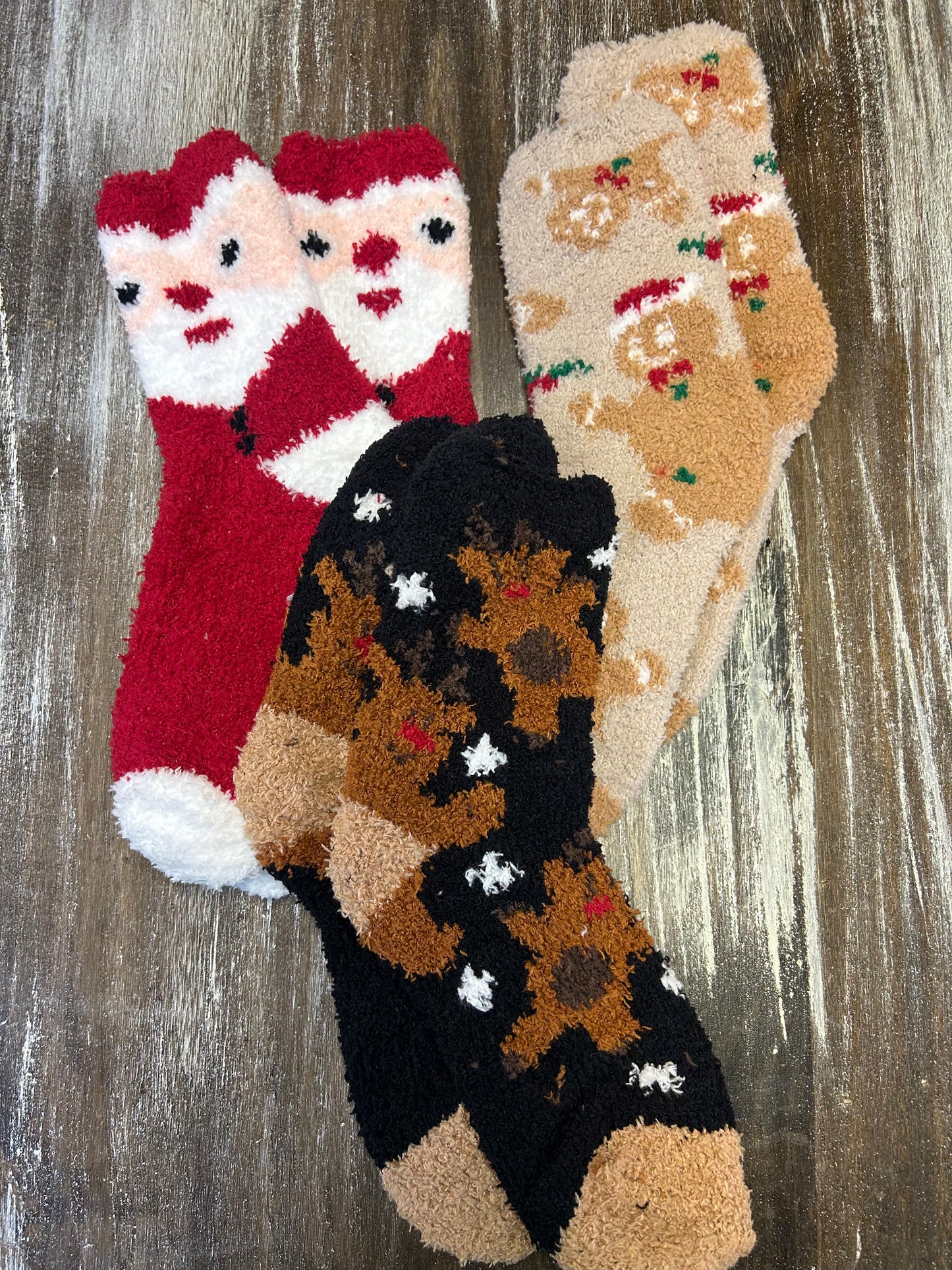 Set of 6 Comfy Christmas Socks