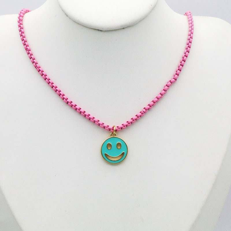 Smile Necklace Assorted colors.