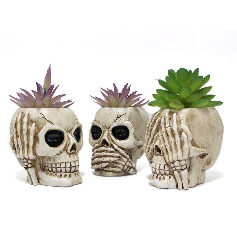 3 Piece Halloween Planters