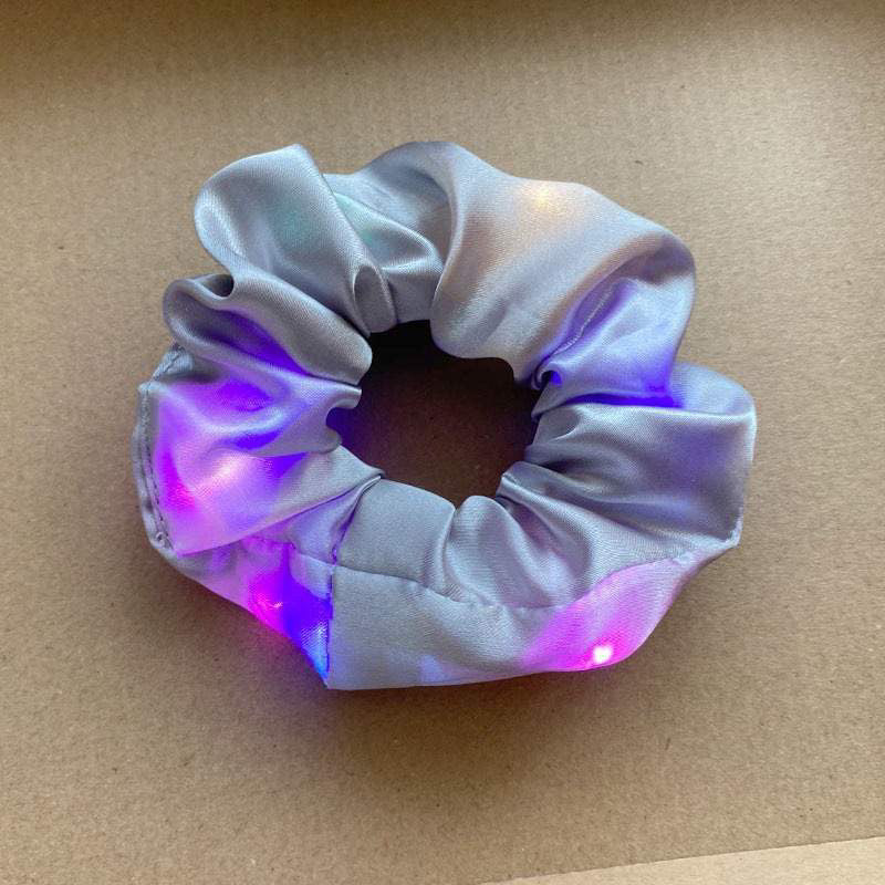 Set of 3 Assorted Colored Light up Scrunchies