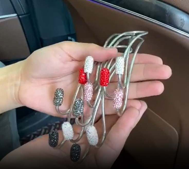 Glitz Car Hooks