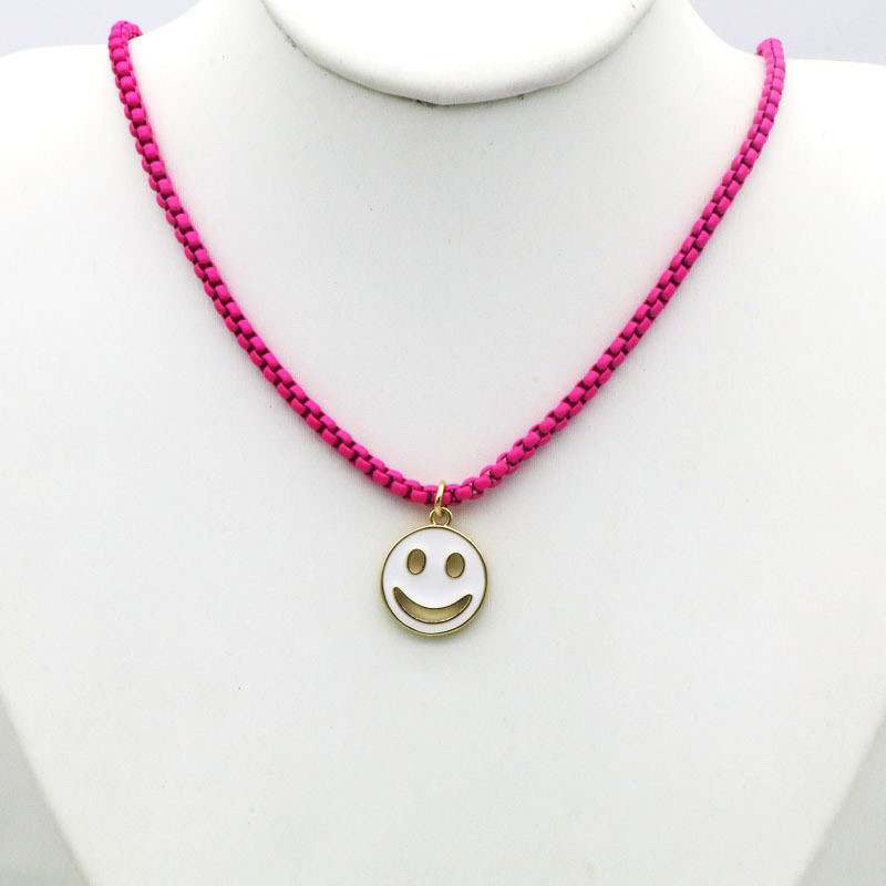Smile Necklace Assorted colors.