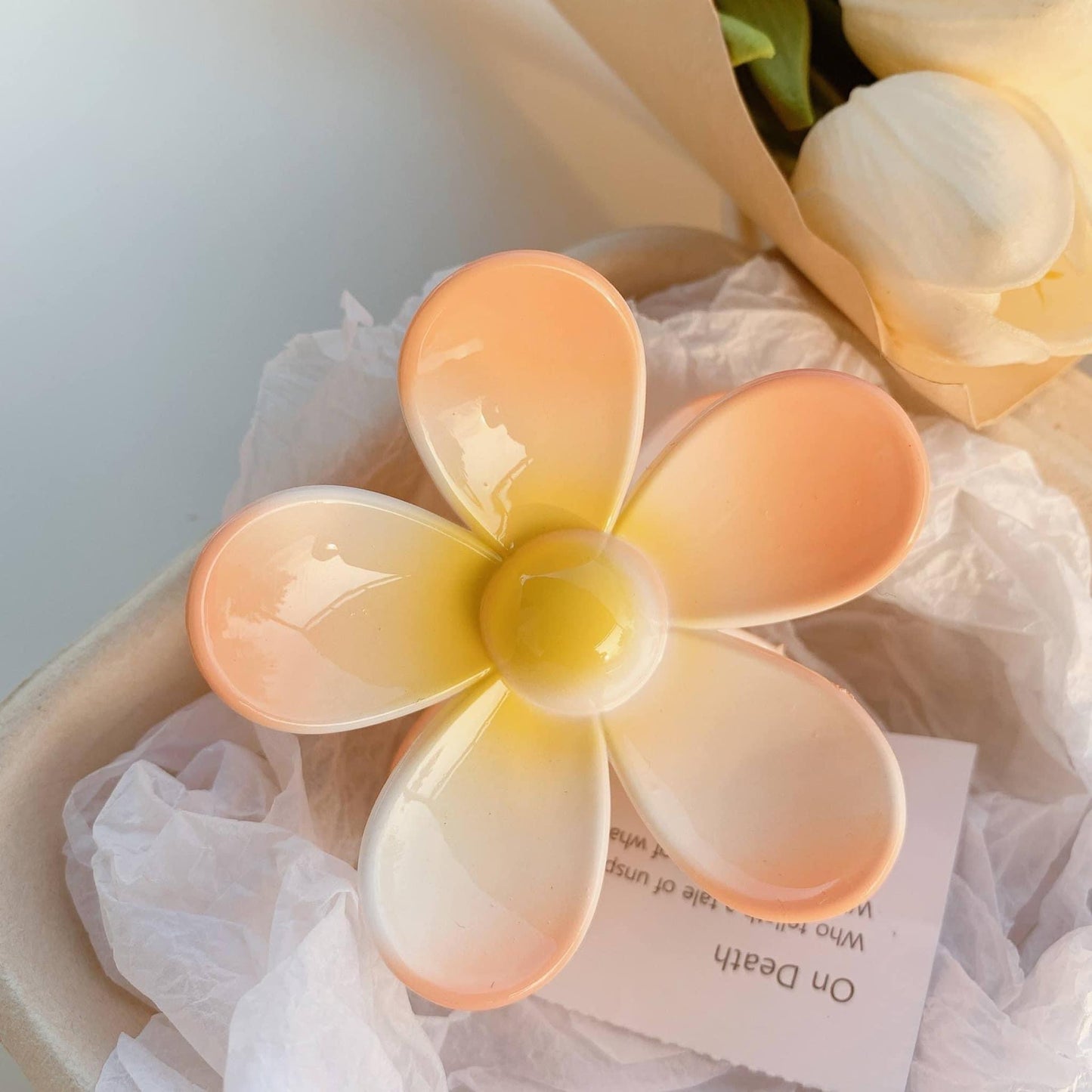Beautiful flower hair clips