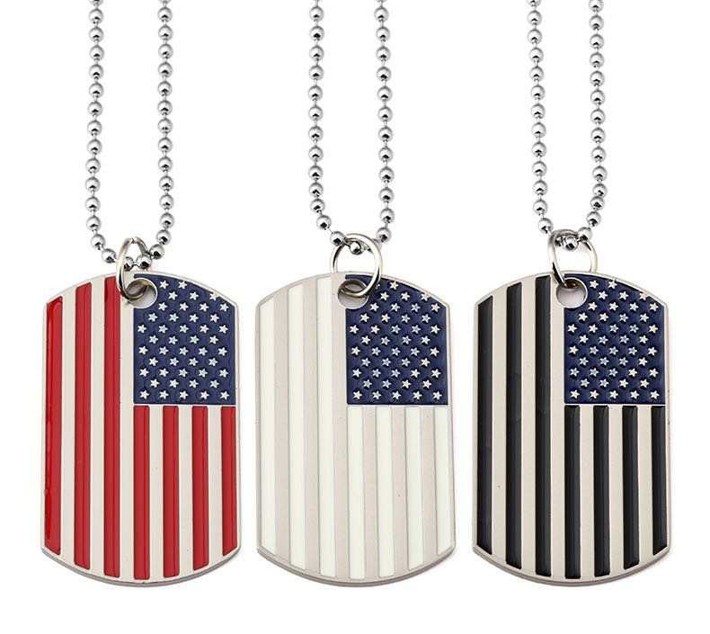 American Flag Necklace