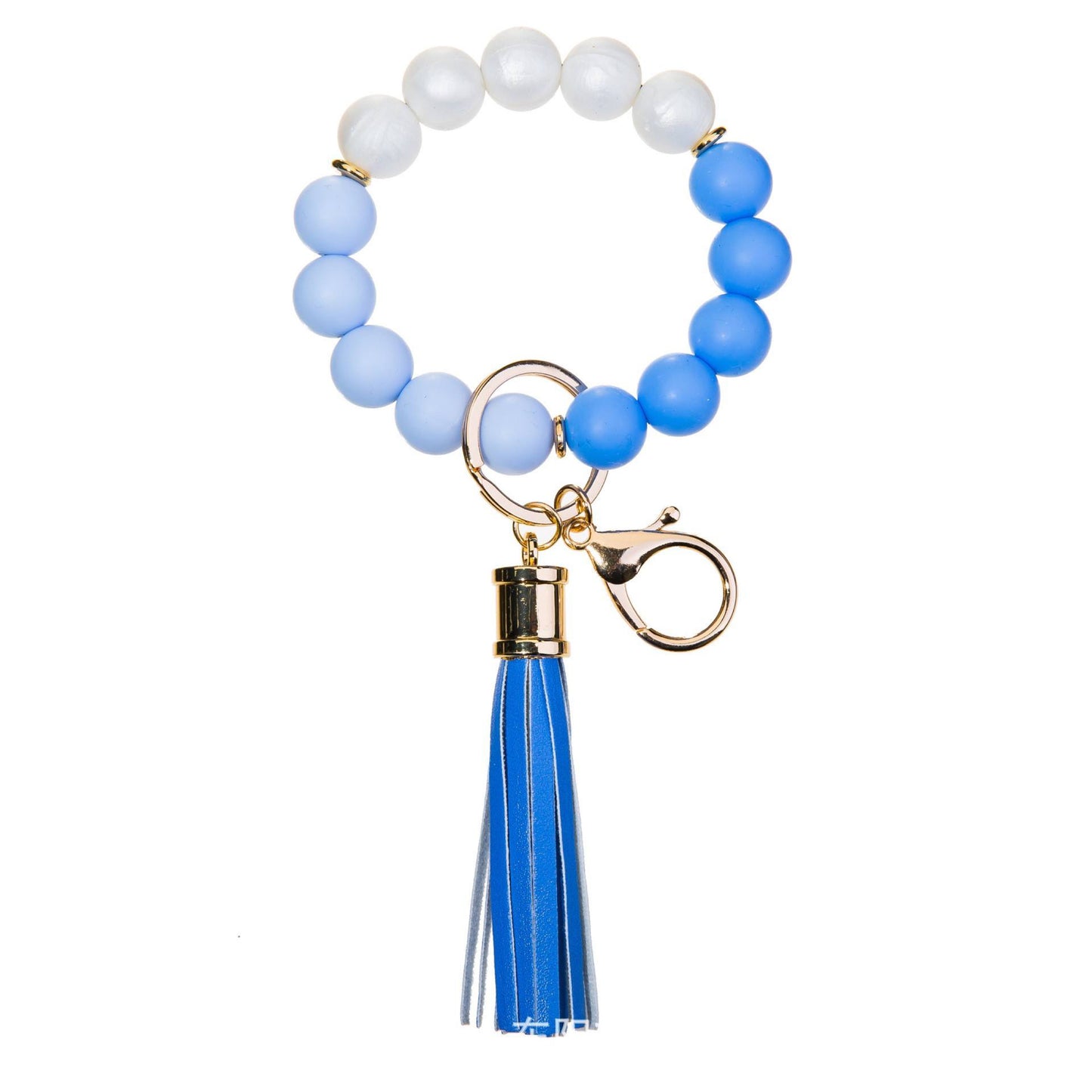Spectacular Silicone Bead Bracelet Keychains