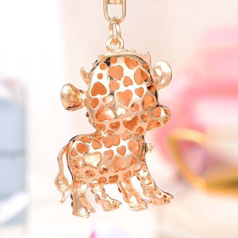 Glitz Cow Keychains