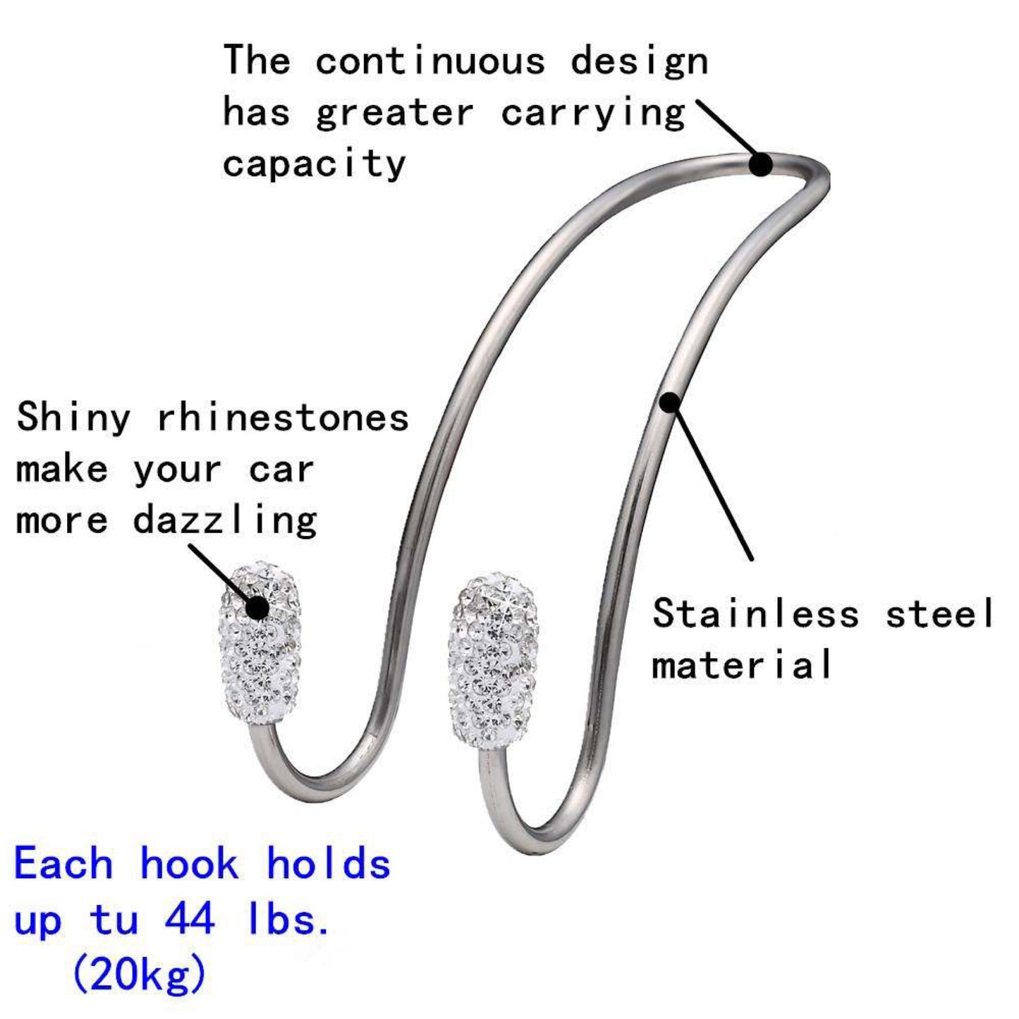 Glitz Car Hooks