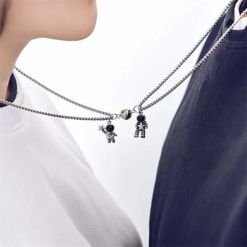Space Buddies Stainless Steel Necklace