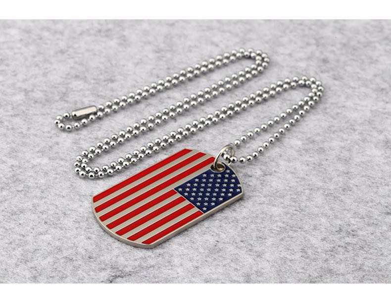 American Flag Necklace
