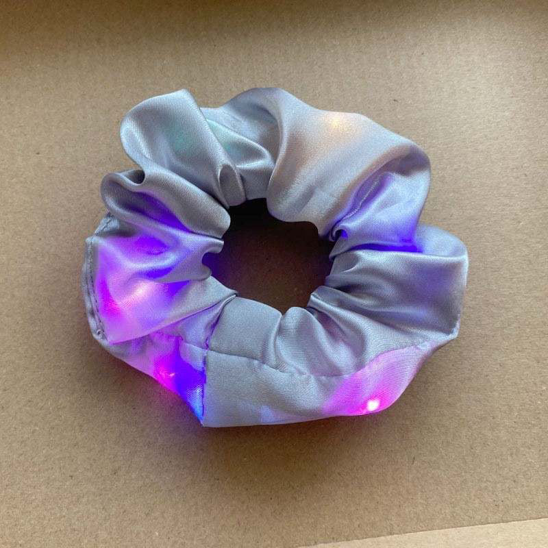 Set of 3 Assorted Colored Light up Scrunchies
