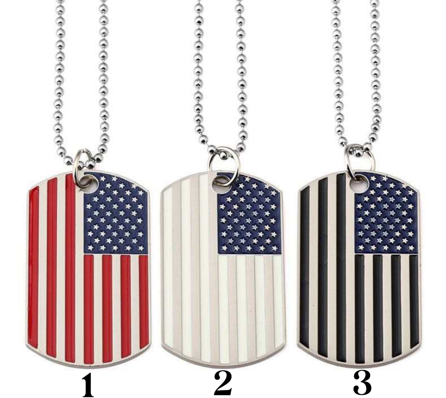 American Flag Necklace