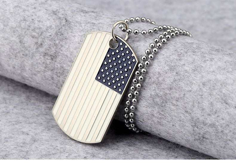 American Flag Necklace