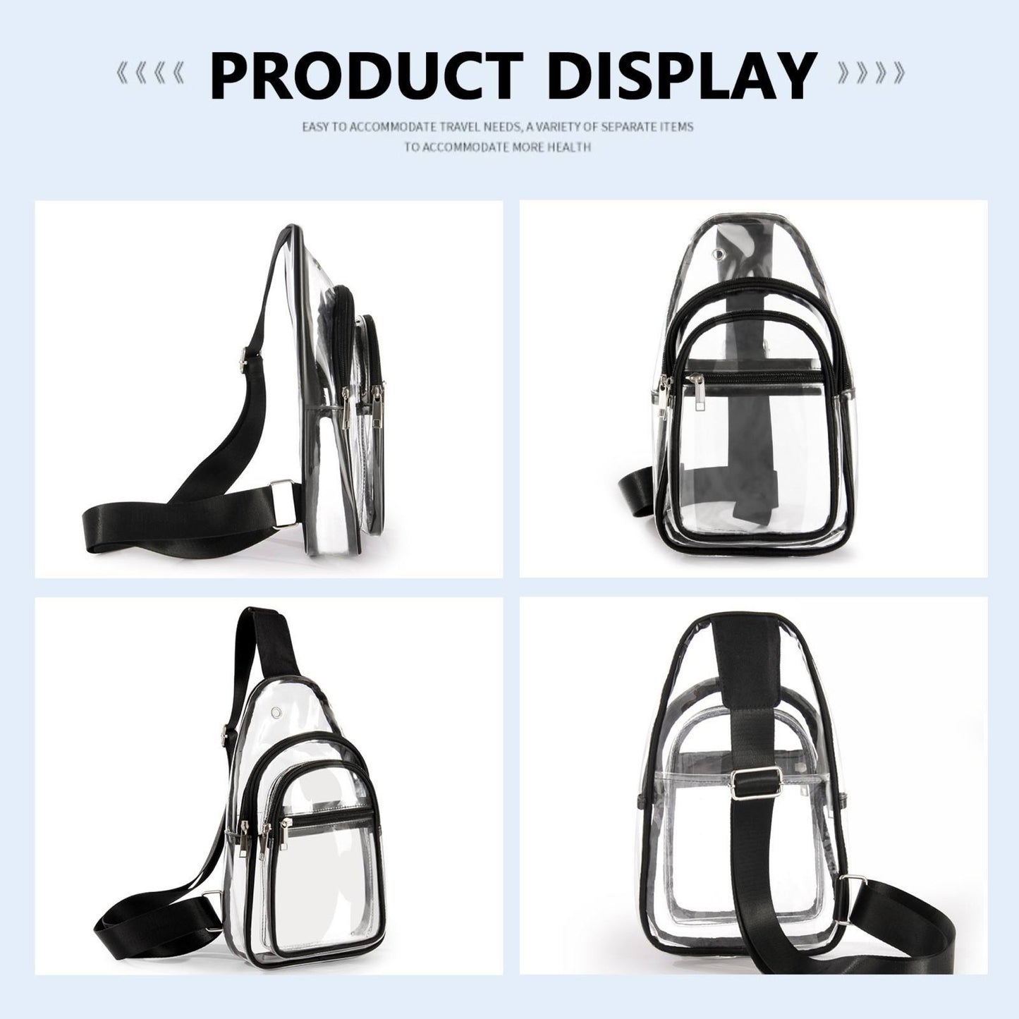Clear crossbody