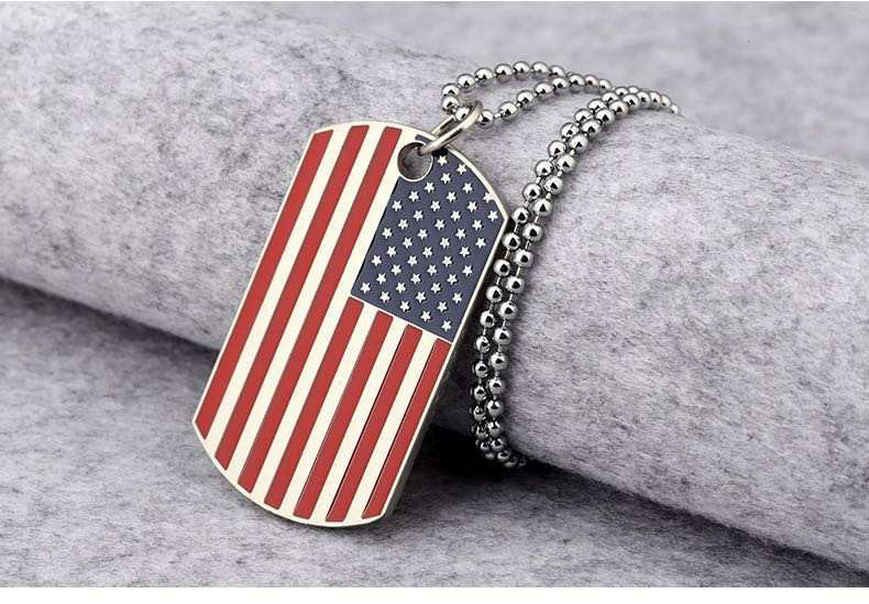 American Flag Necklace