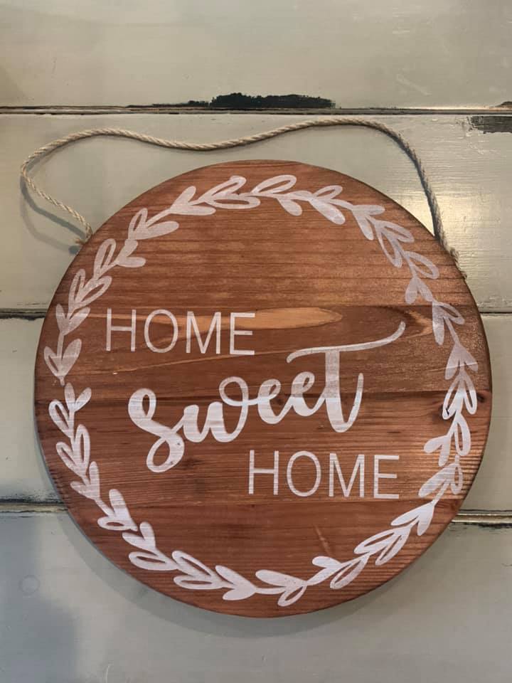 Home Sweet Home sign