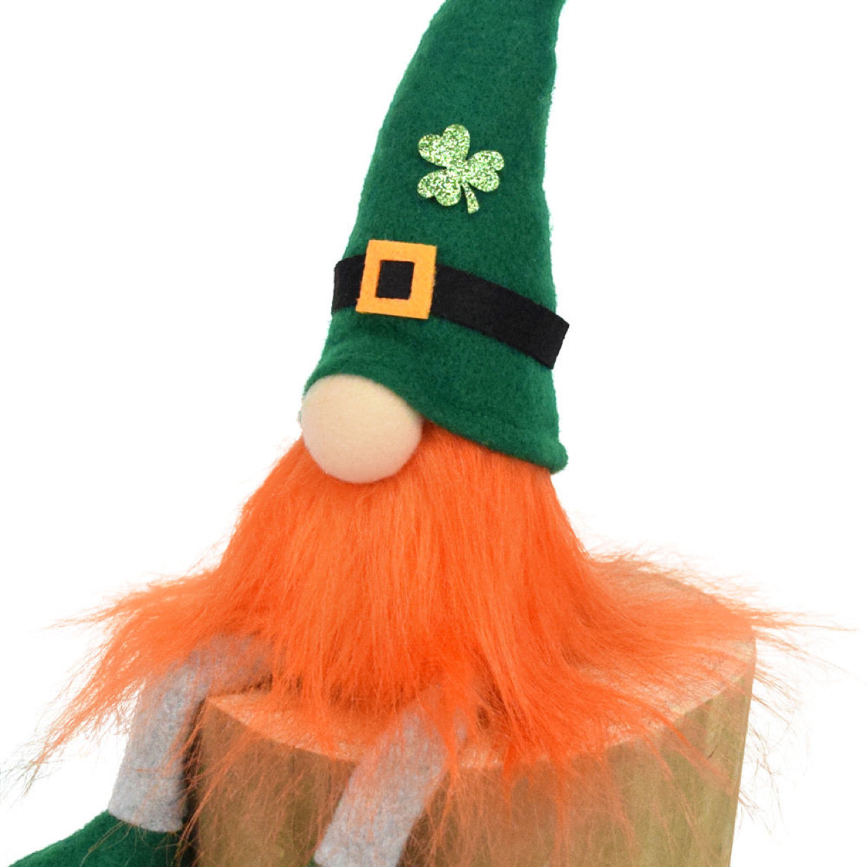 Sitting St. Patricks Gnome
