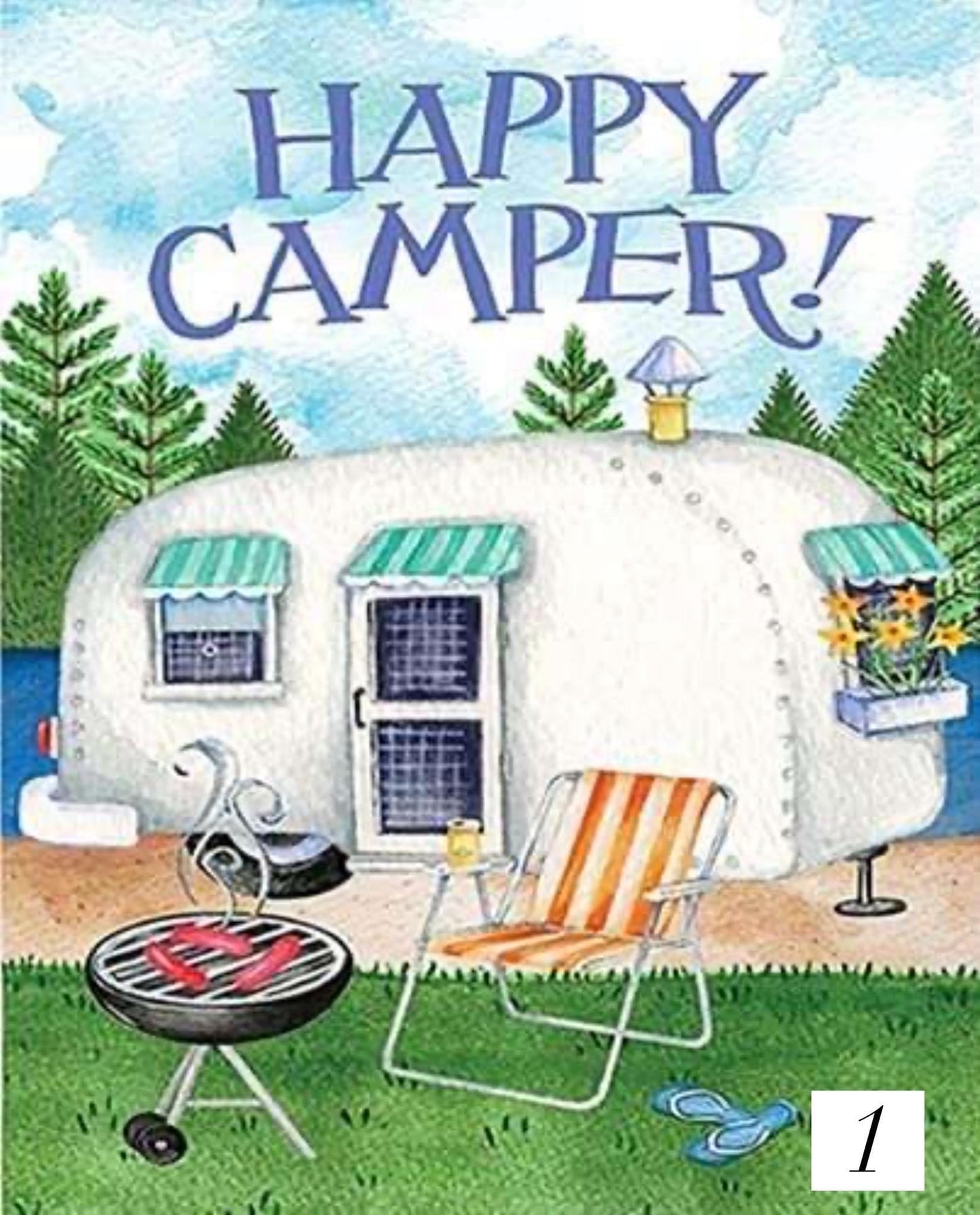 Camping Paint with Diamonds