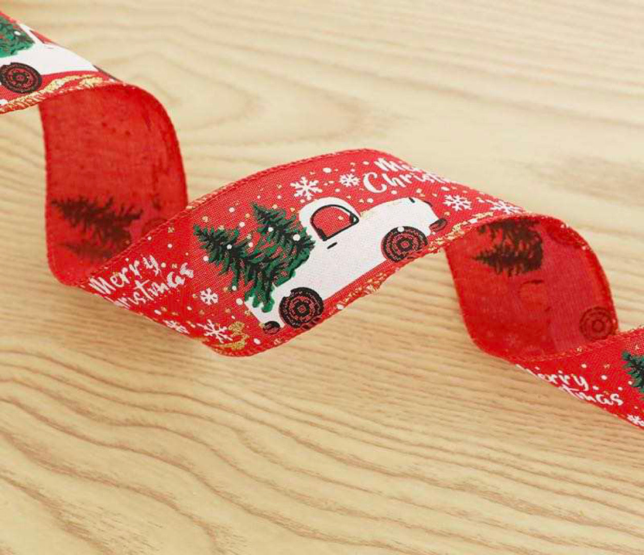 Christmas Truck Ribbon
