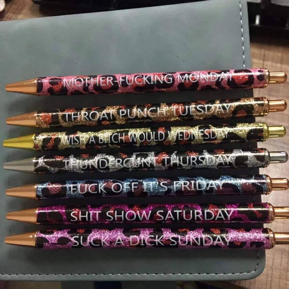 Hilarious Leopard Style Snarky Pen