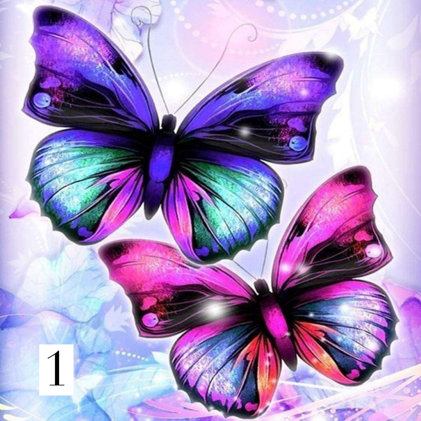 Butterfly Paint with Diamonds