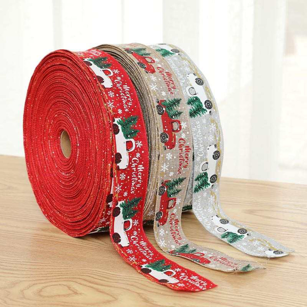 Christmas Truck Ribbon