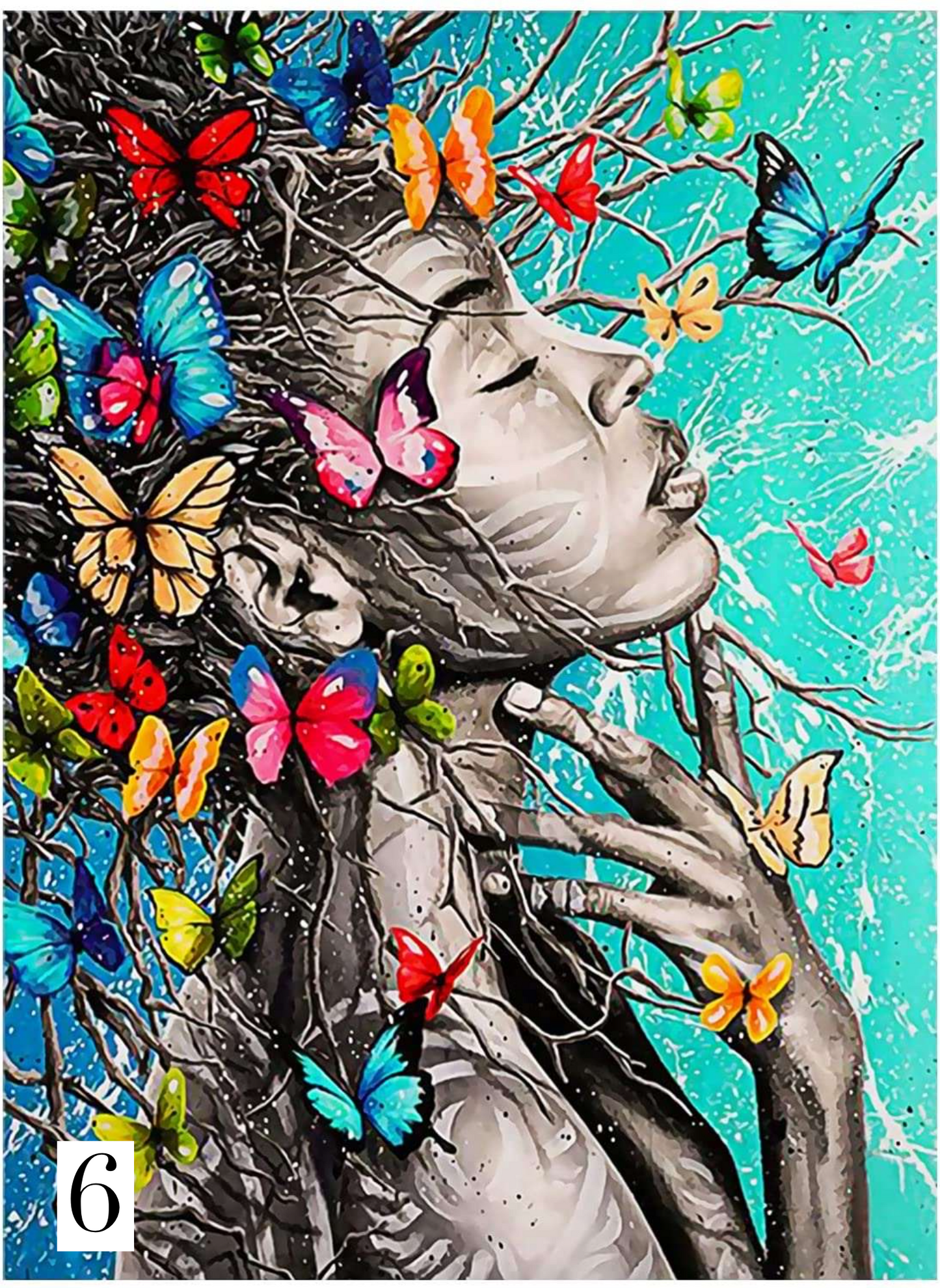 Butterfly Paint with Diamonds