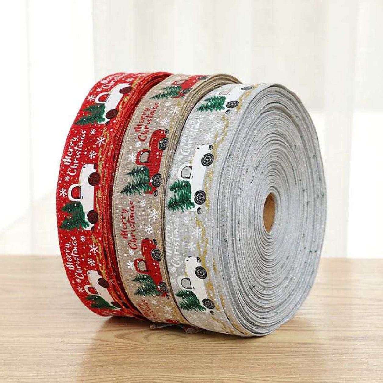 Christmas Truck Ribbon