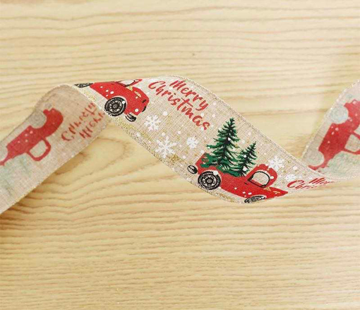 Christmas Truck Ribbon