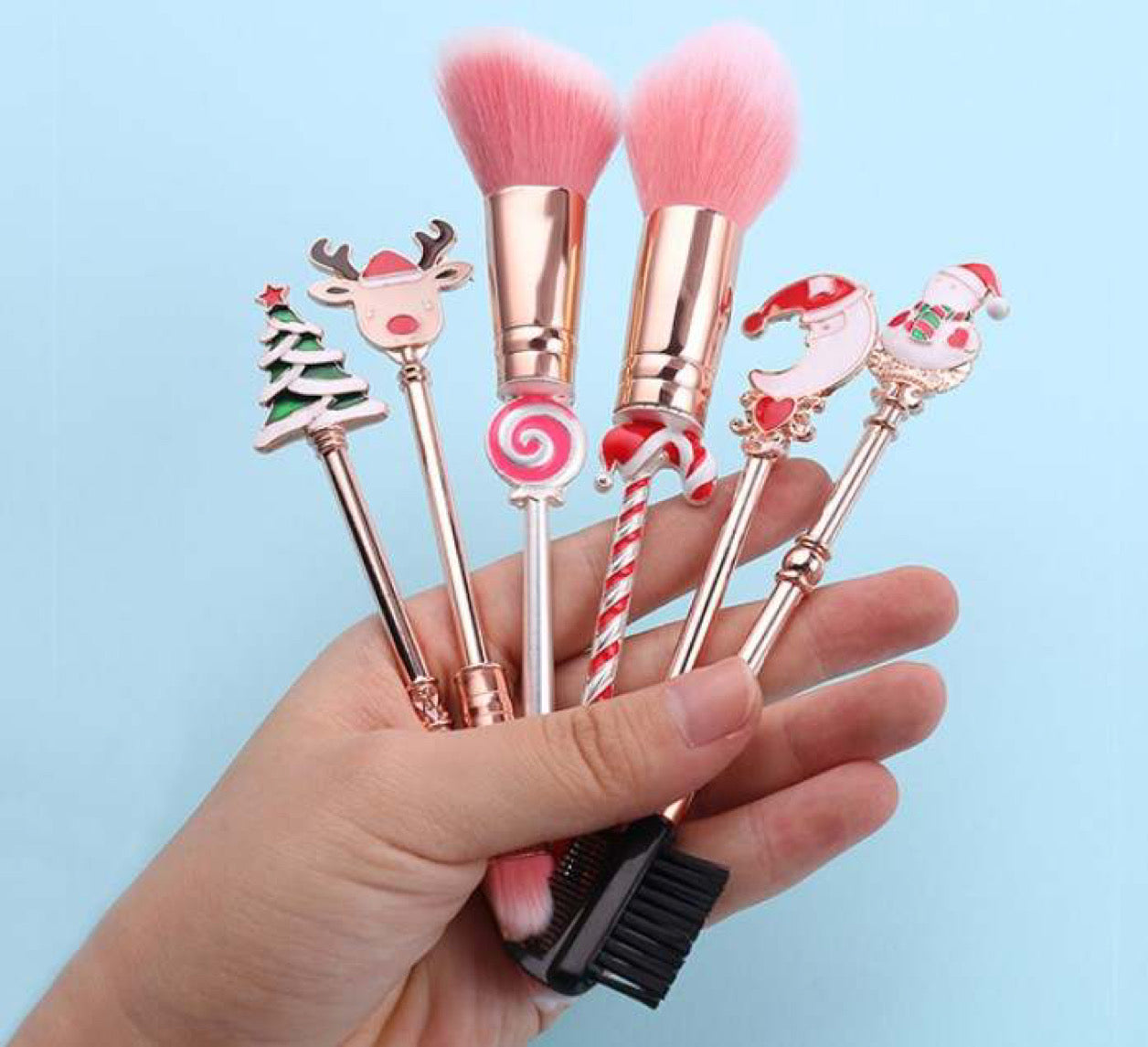 Christmas Makeup Brush Set