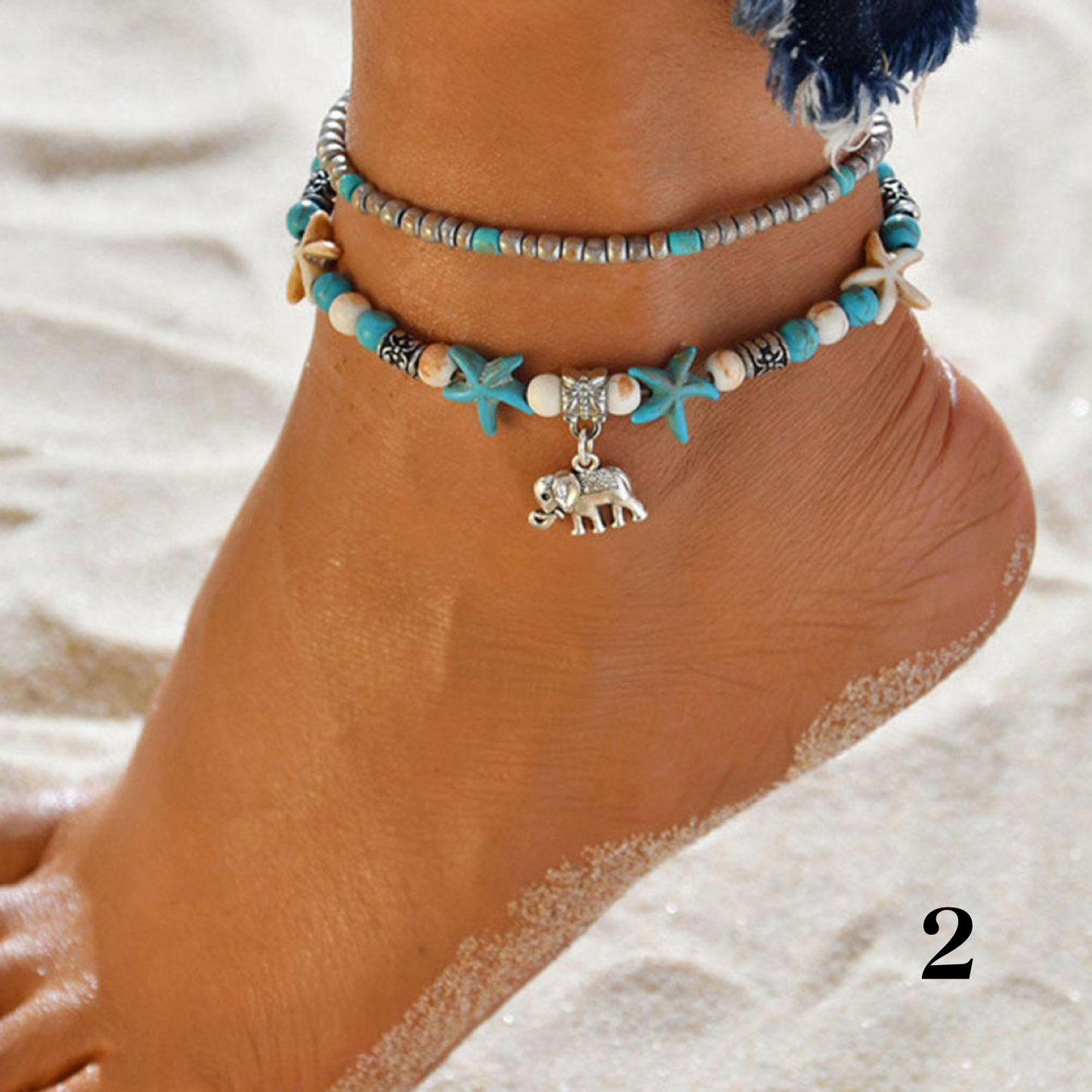 Summer anklets