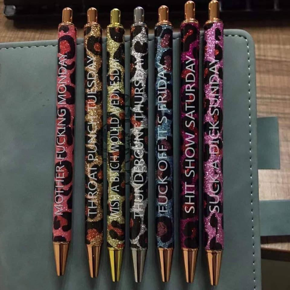 Hilarious Leopard Style Snarky Pen