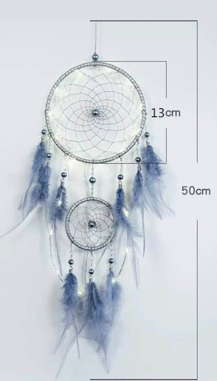 Double Dream Catcher with lights