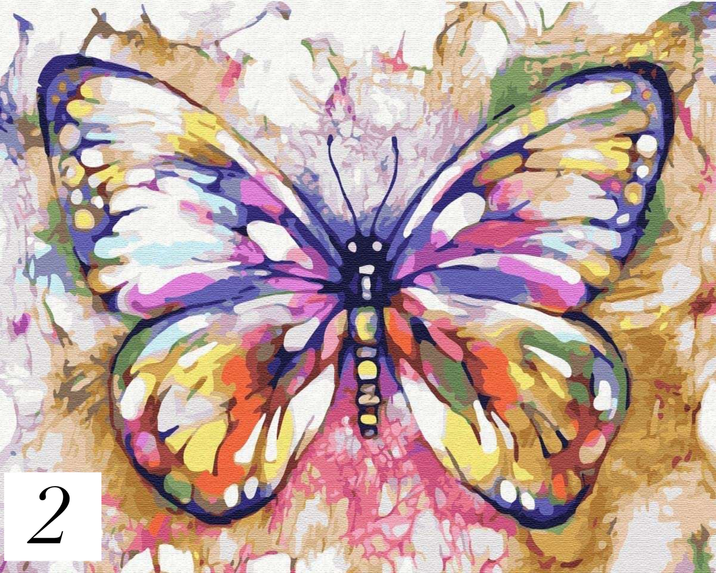 Butterfly Paint with Diamonds