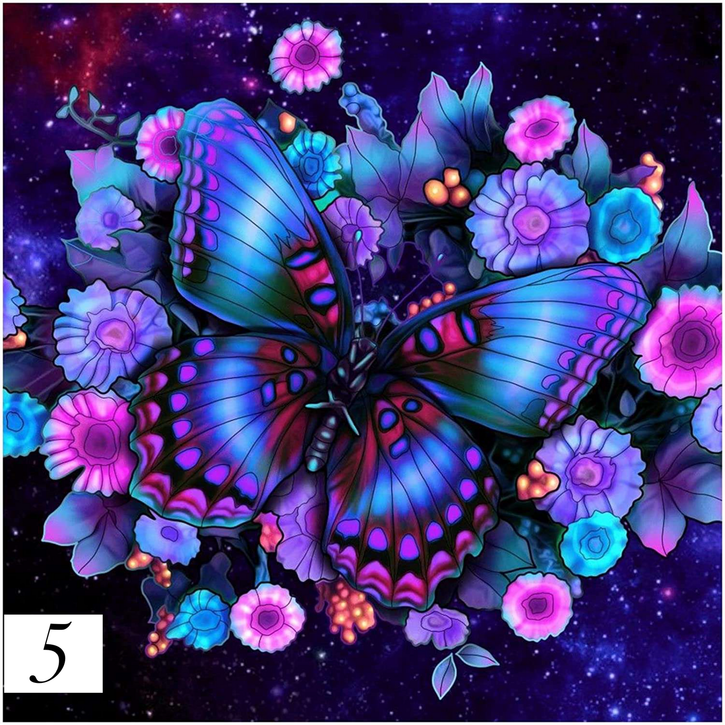 Butterfly Paint with Diamonds