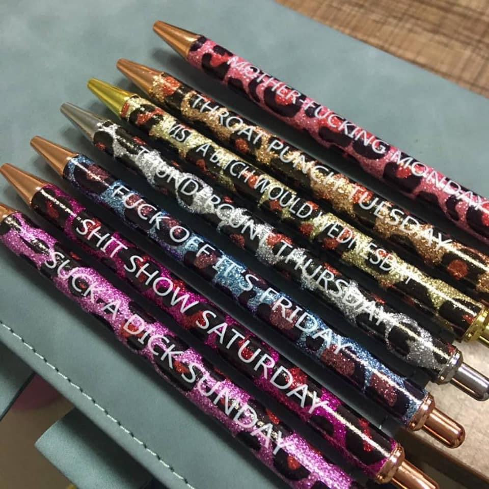 Hilarious Leopard Style Snarky Pen