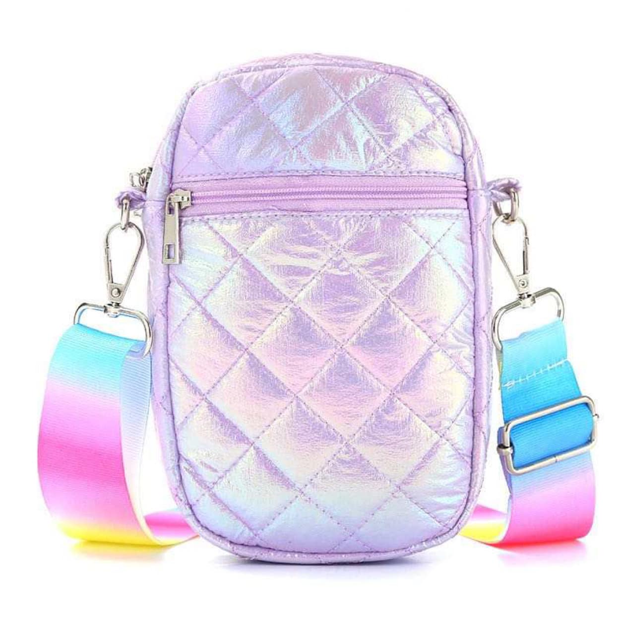 Fun Rainbow Strap Purse