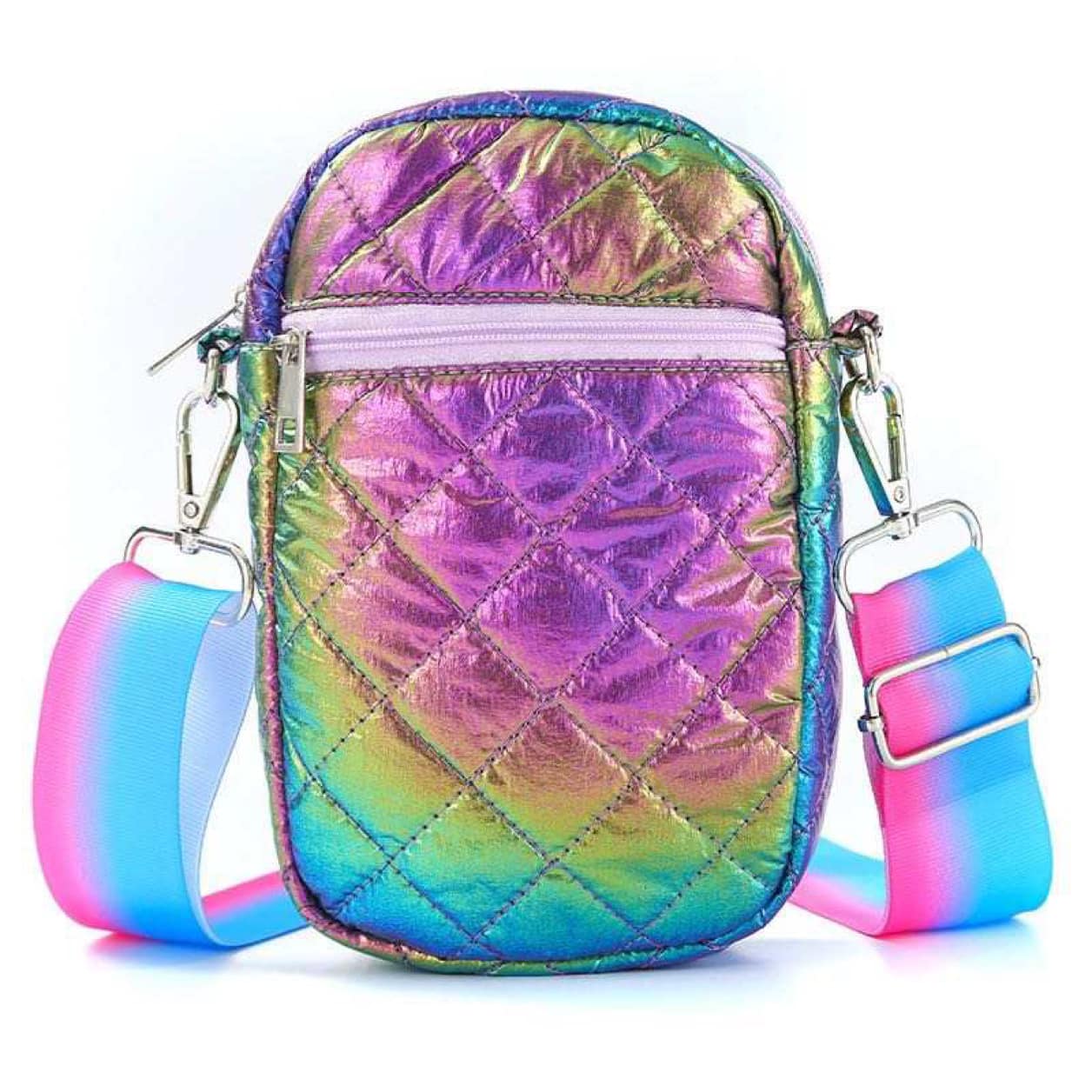 Fun Rainbow Strap Purse