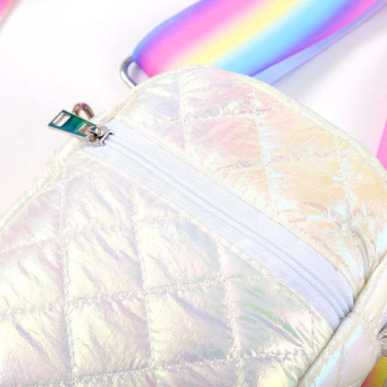 Fun Rainbow Strap Purse