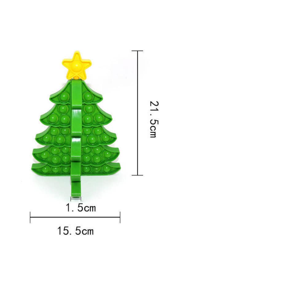 Xmas Tree Pop it Puzzle