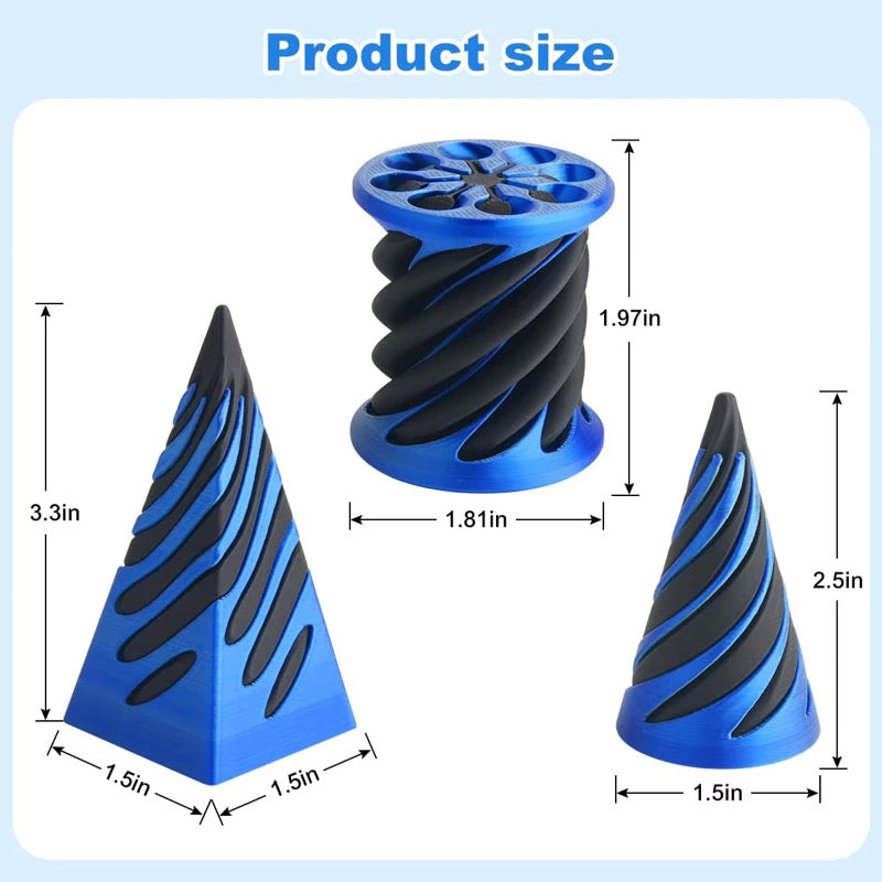 Trending Piece Impossible Cone Fidget Toy Set