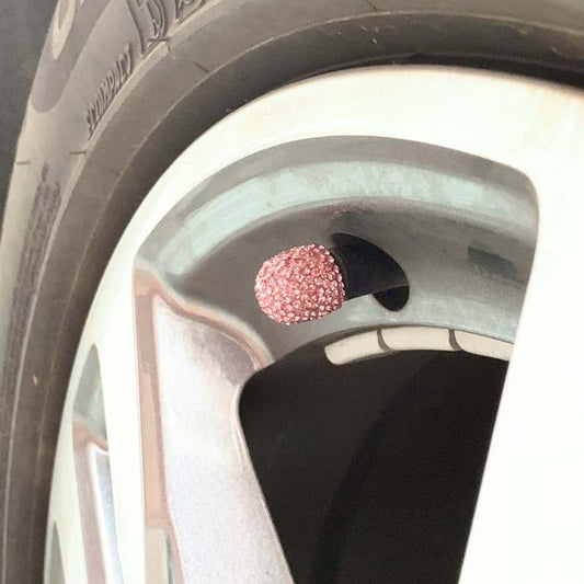 Rhinestone Car Valve top
