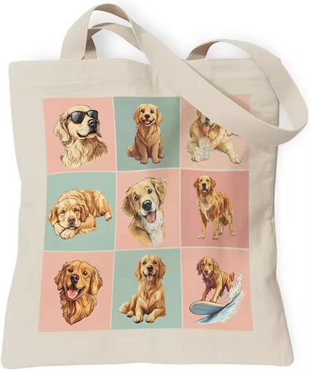 Golden Cutie Canvas Bag