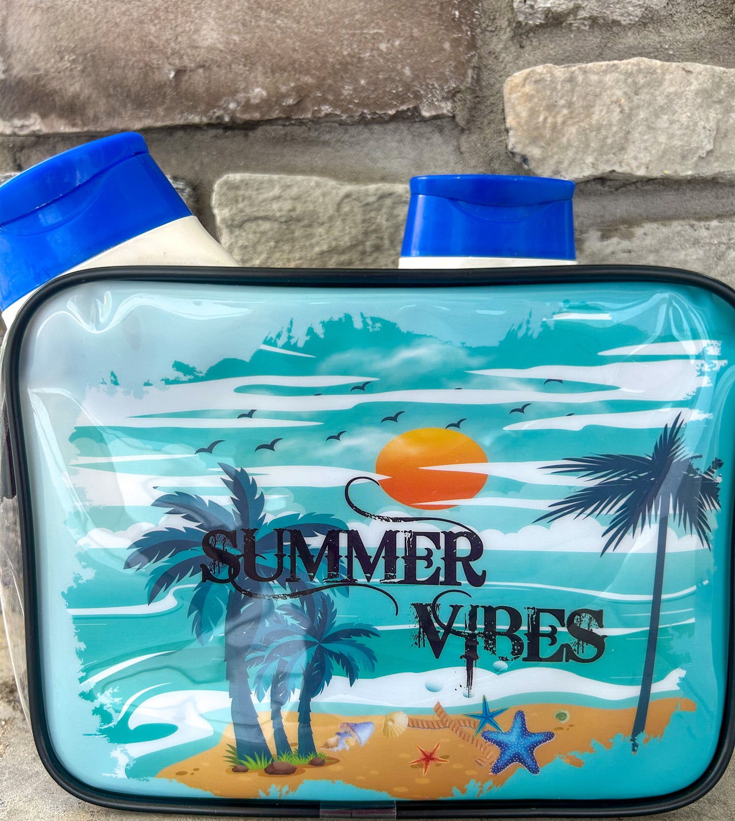 Beachy Beach Cosmetic Bags