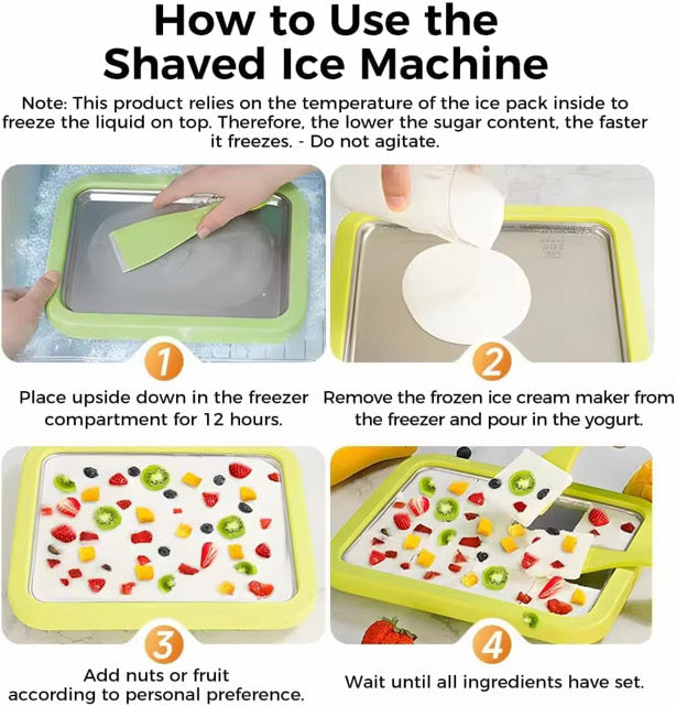 Rolled ice Cream Kit