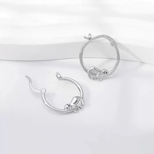 Hanging In Style Sloth Earrings