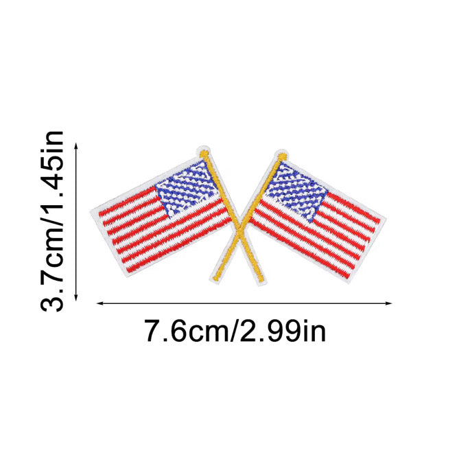 Ameri-Patch Iron On Patches Set Of 10
