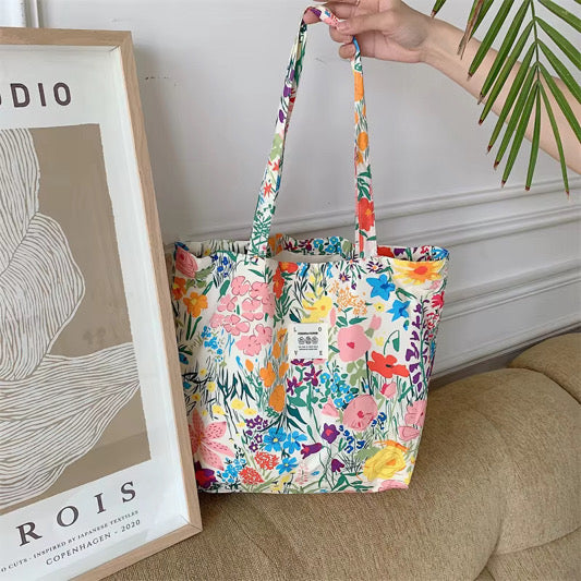 Floral Market Bag
